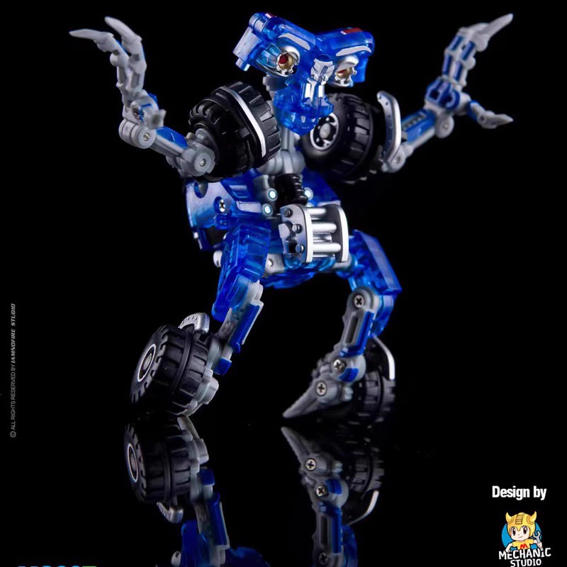 DR.WU MC03T Little Monster Wheelie Trucks Robot Action Figure TOY 8CM in stock