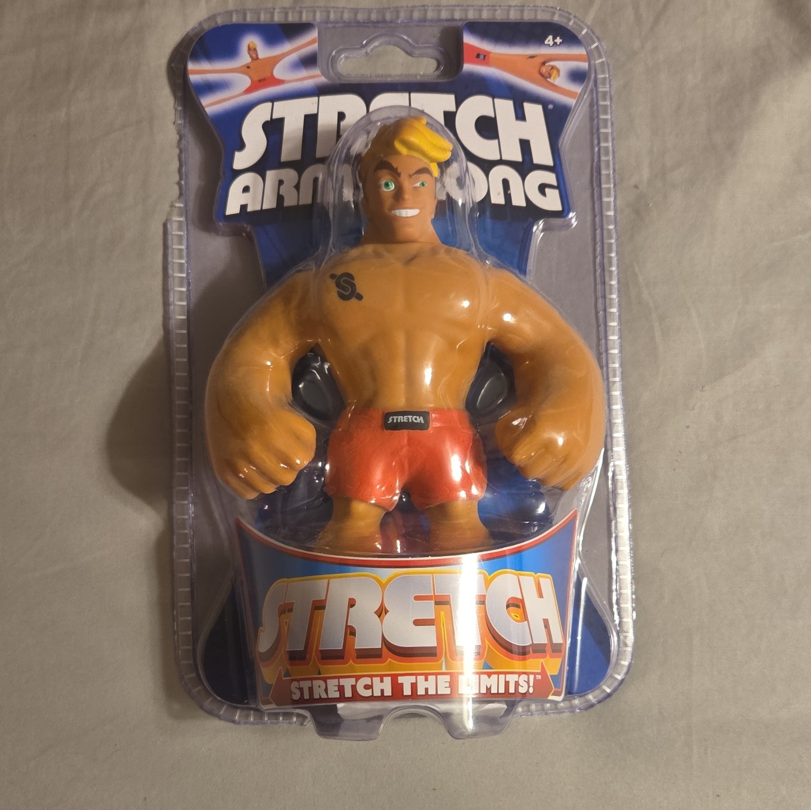 Stretch Armstrong Stretch Action Figure Plastic Tan/Red Boxed Age 4+