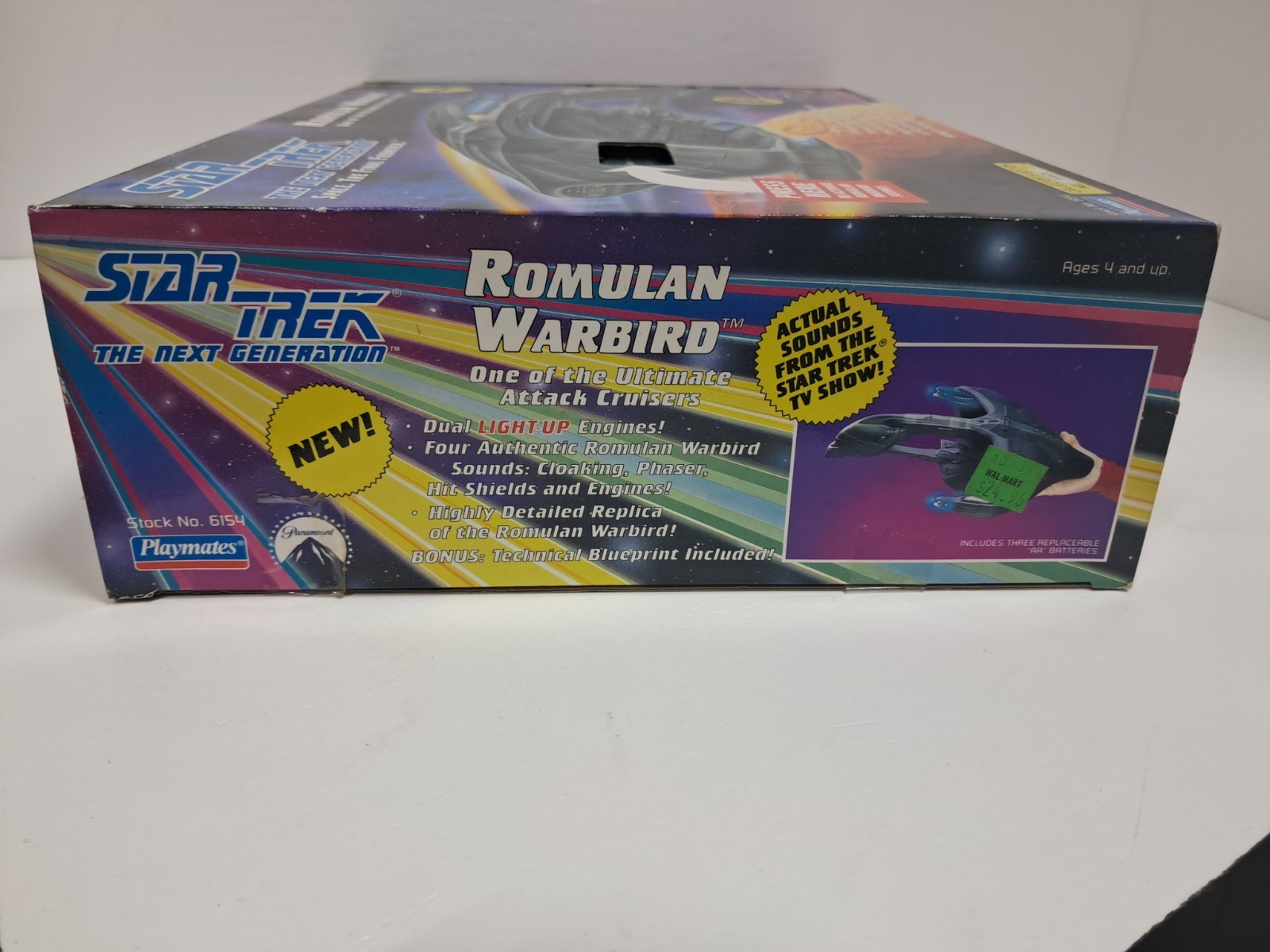 Star Trek The Next Generation – Romulan Warbird – No. 6154 Playmates 1993 – NEW