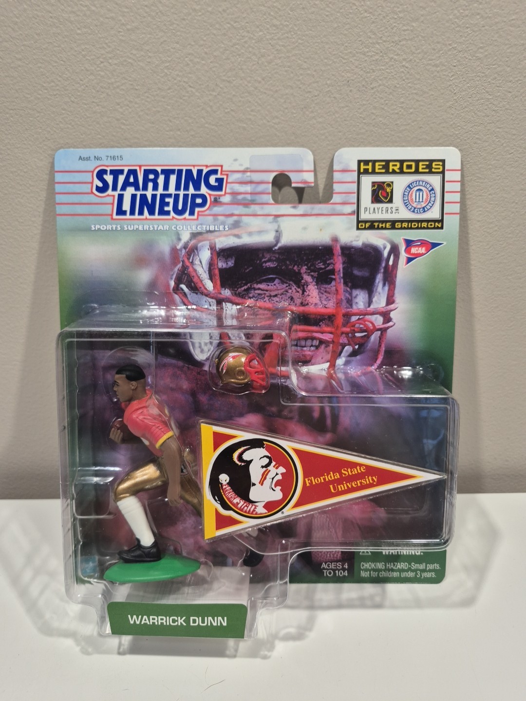 Warrick Dunn Florida State 1999 Starting Lineup Heroes Figure Tampa Bay Bucs T20