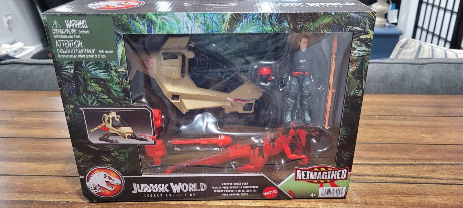 Jurassic World Legacy Collection Reimagined Chopper Chase Pack 2024 New!