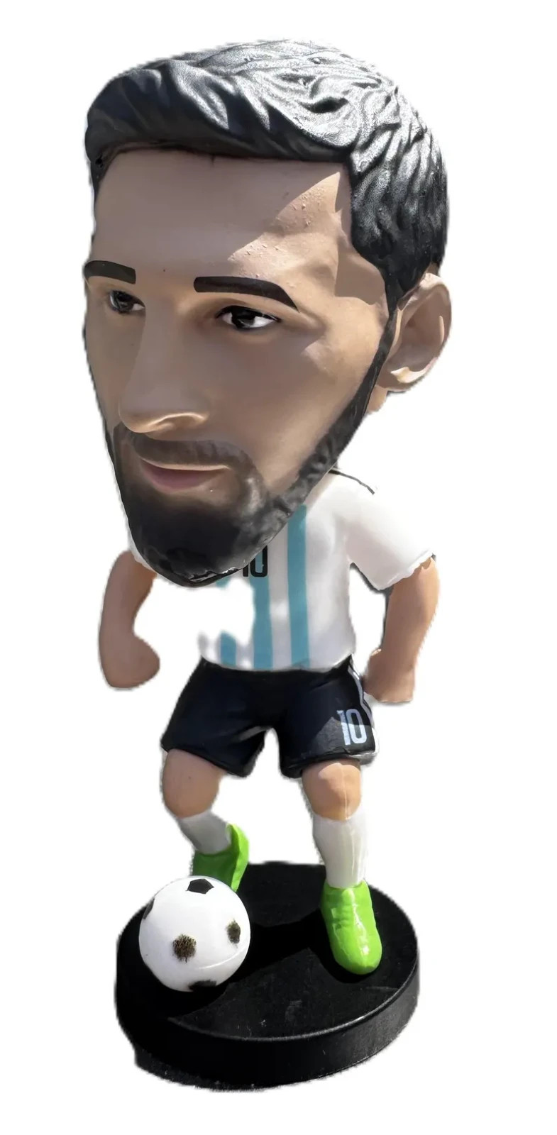 DIY Argentina number 10 Messi bobblehead figure 5″