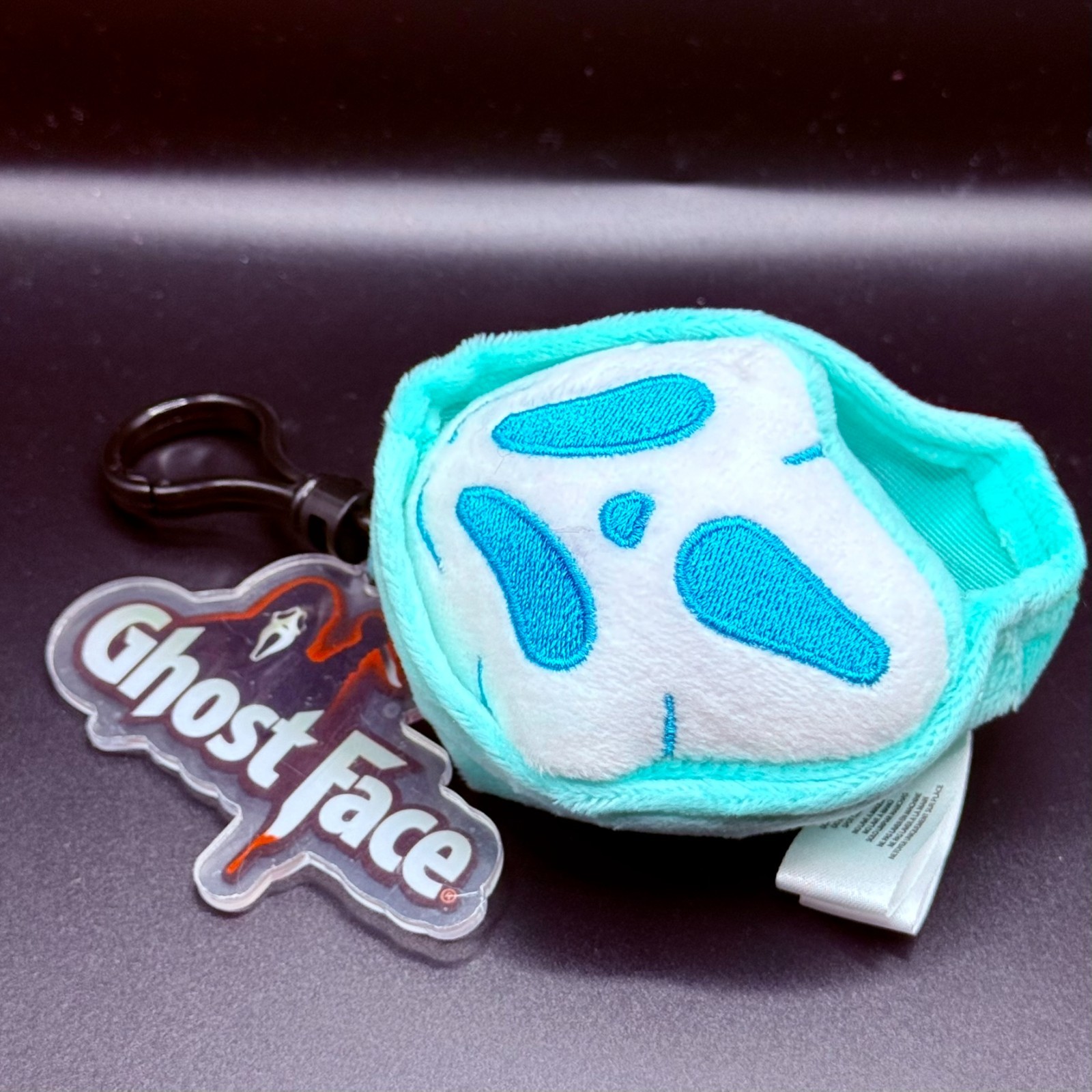 CultureFly Ghost Face Mystery Plush Bag Clip Mint Green Variant Scream Horror Ke