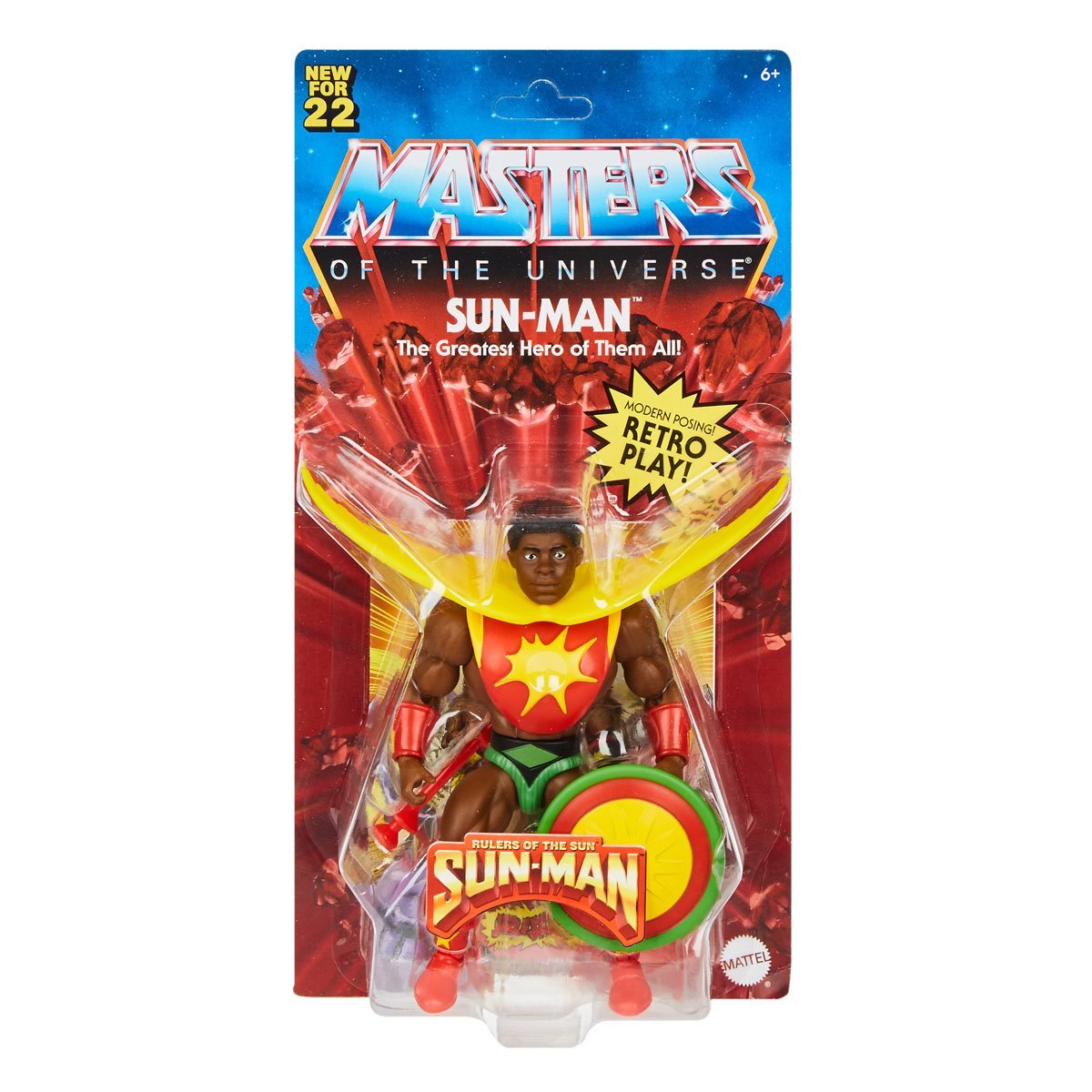 Masters Of The Universe Sun-Man Action Figure MOTU