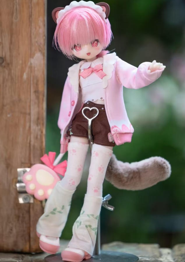 Pre-Sale Mofu Beiray Cat Mu Animal 23cm/9″ Bjd Doll Dressable Action Figure Gift