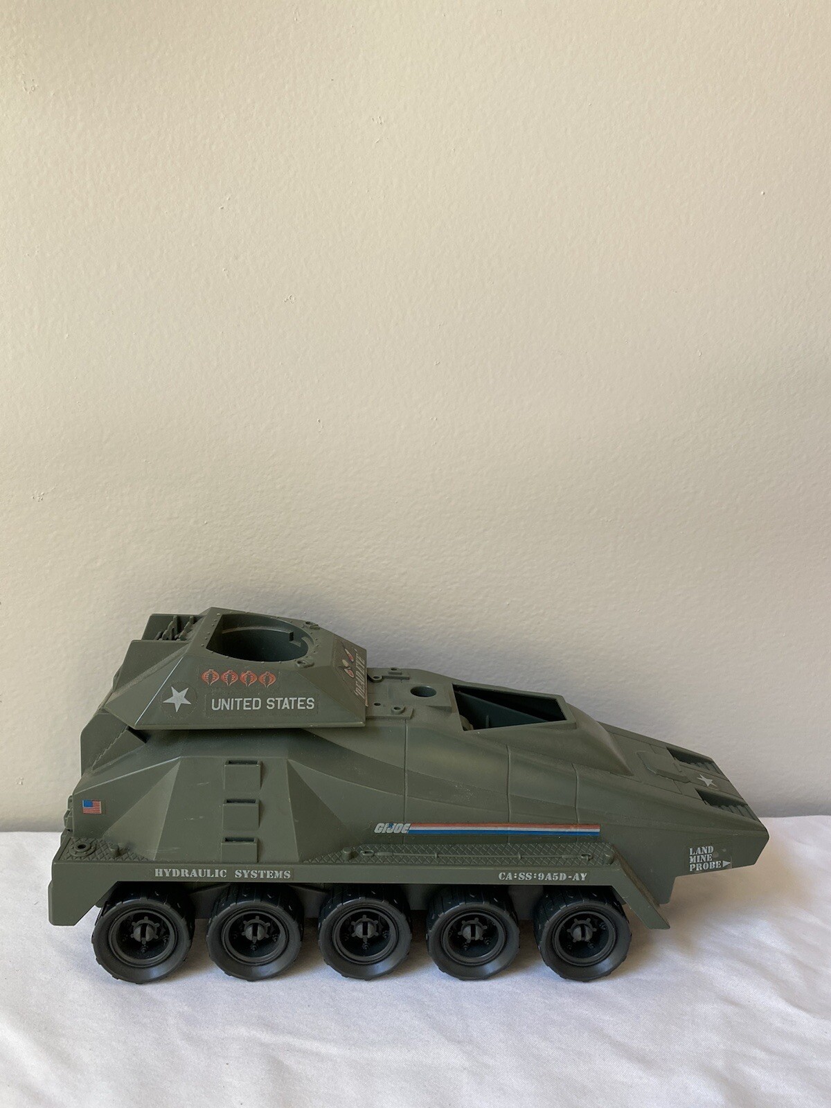 GI JOE PERSUADER Land Mine Probe 1987 Hasbro United States Army Tank Dead Eye US