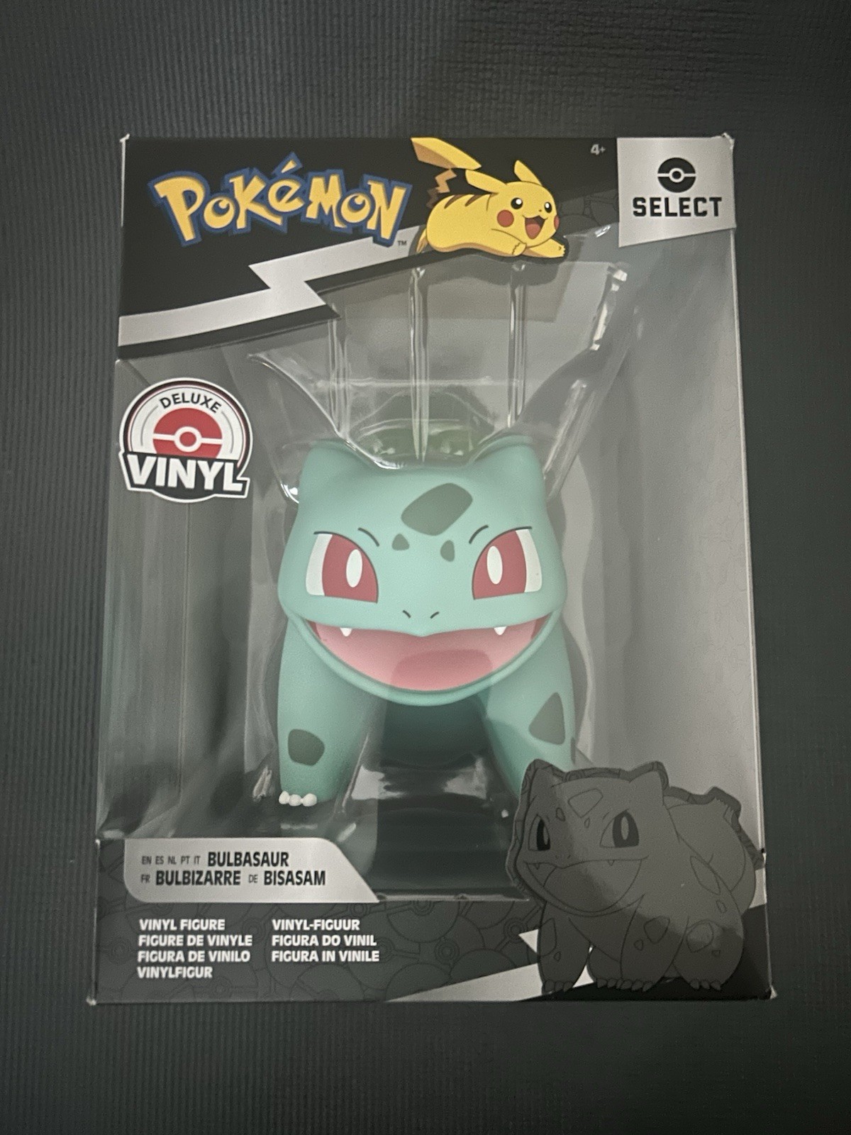 Pokemon Bulbasaur Select Vinyl Figure – 8-Inch Figure Made from Vinyl
