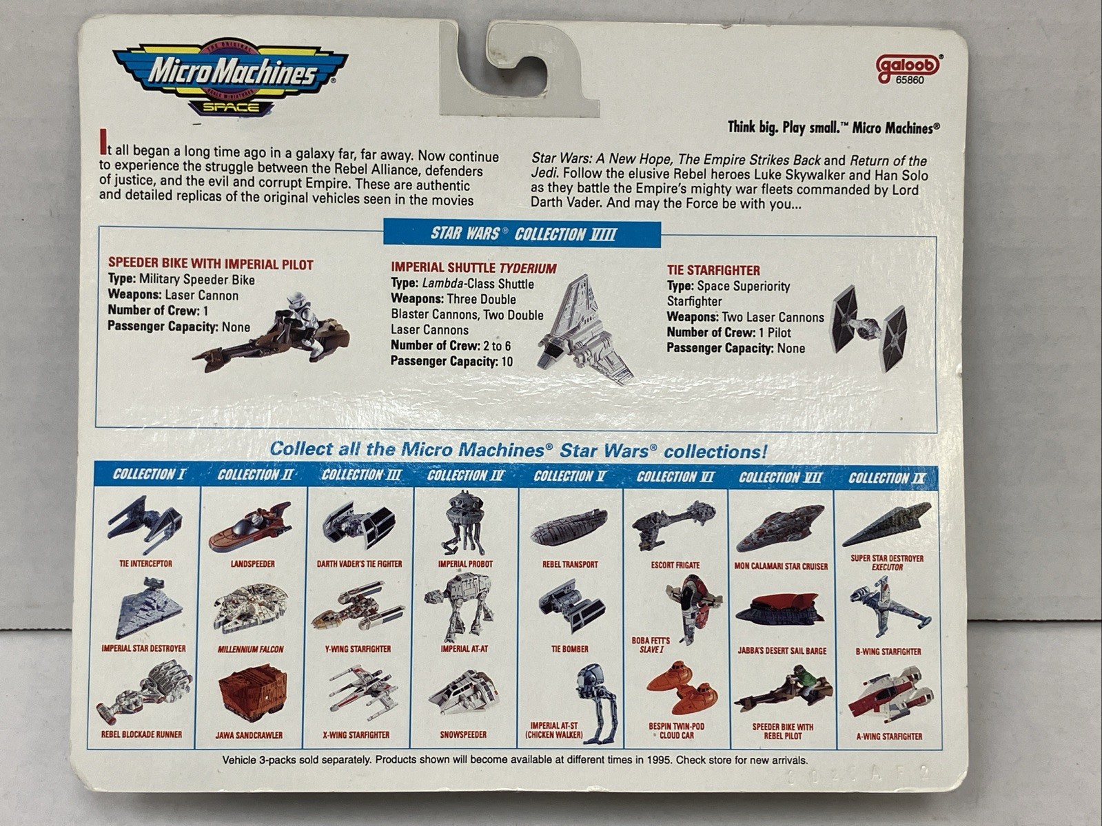 Galoob Micro Machines Star Wars Collections VIII