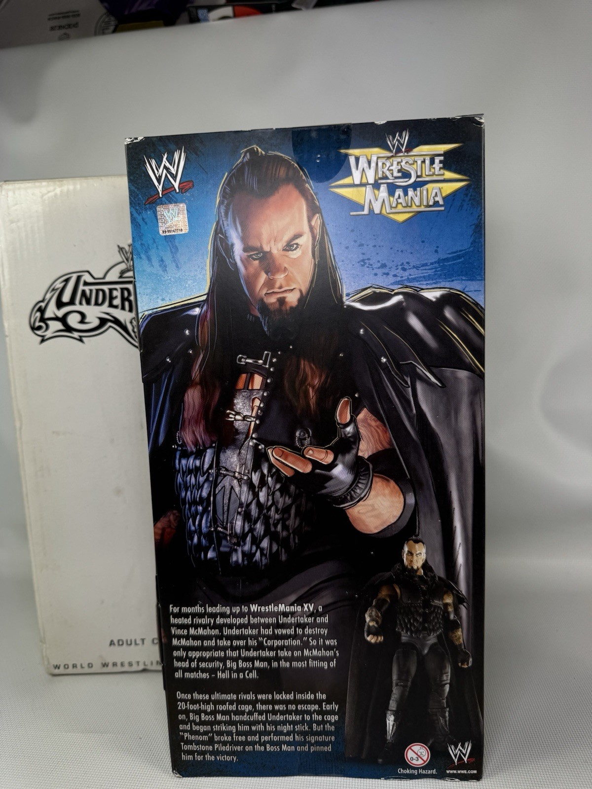 WWE Undertaker Action Figure SDCC Exclusive 2010 Mattel Poster