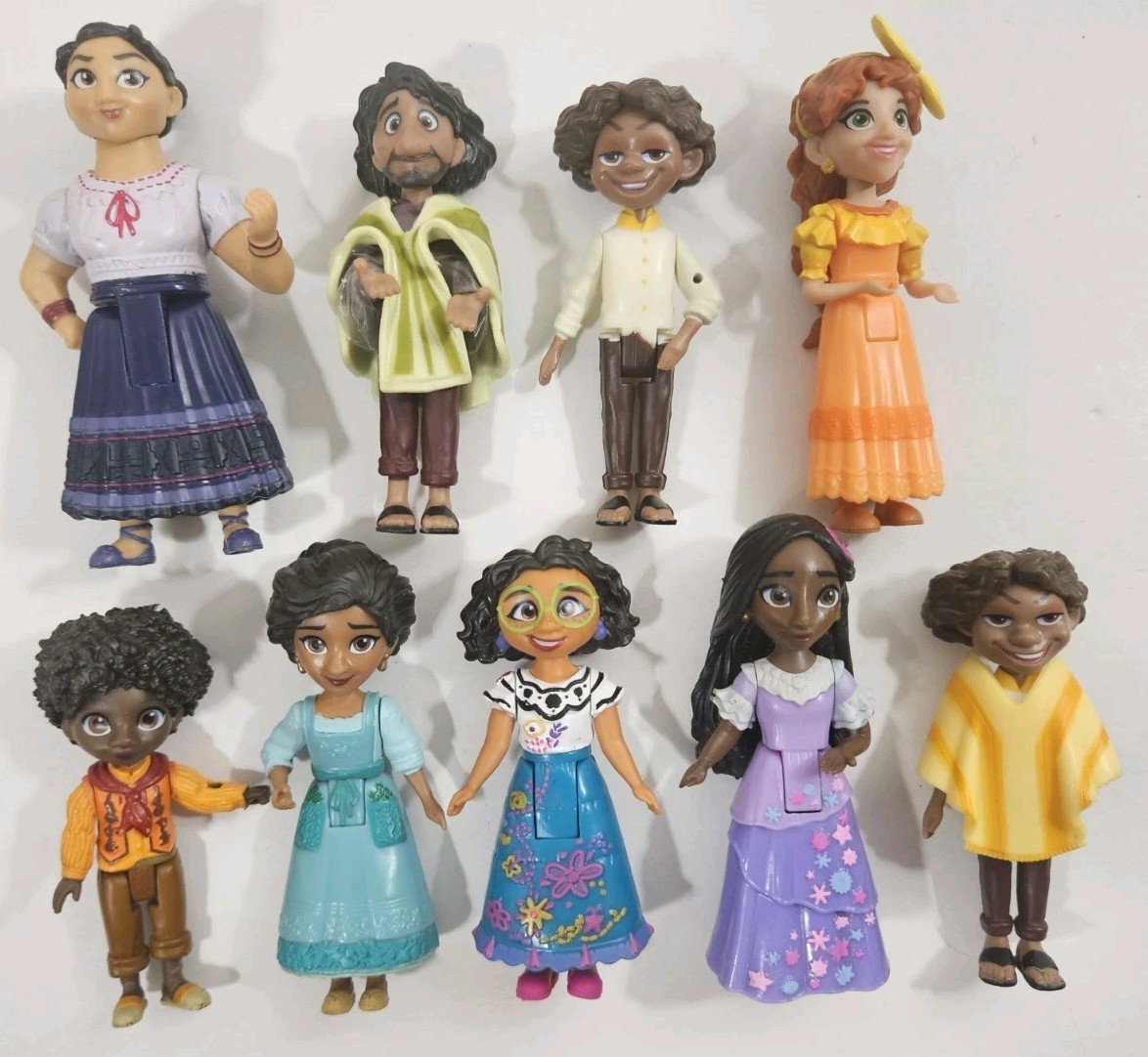 Disney Encanto 2.75″ – 3″ Figures Lot of 9 Cake Toppers JAKKS Pacific