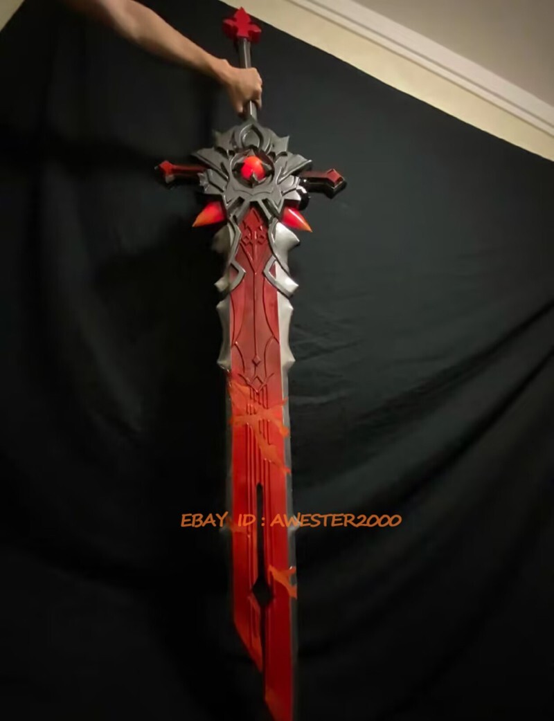 Genshin Impact Diluc Ragnvindr 1/1 Scale Cosplay Wearable Custom Prop