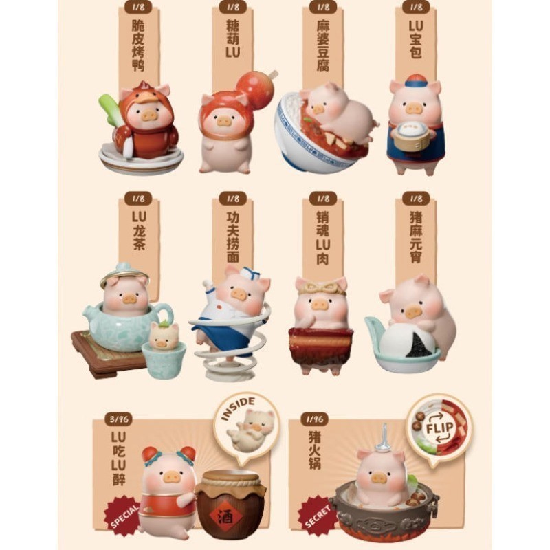 TOYZERO LuLu The Piggy LU’s Small Restaurant Series Blind Box Confirmed Figure