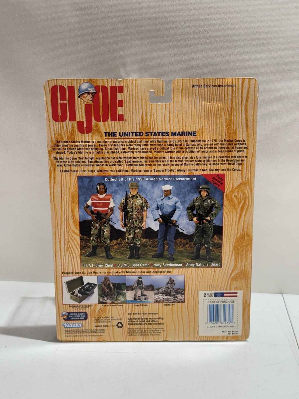 GI JOE U.S.M.C. BOOT CAMP SOLDIER AFRICAN AMERICAN 12″ ACTION FIGURE KENNER 1998