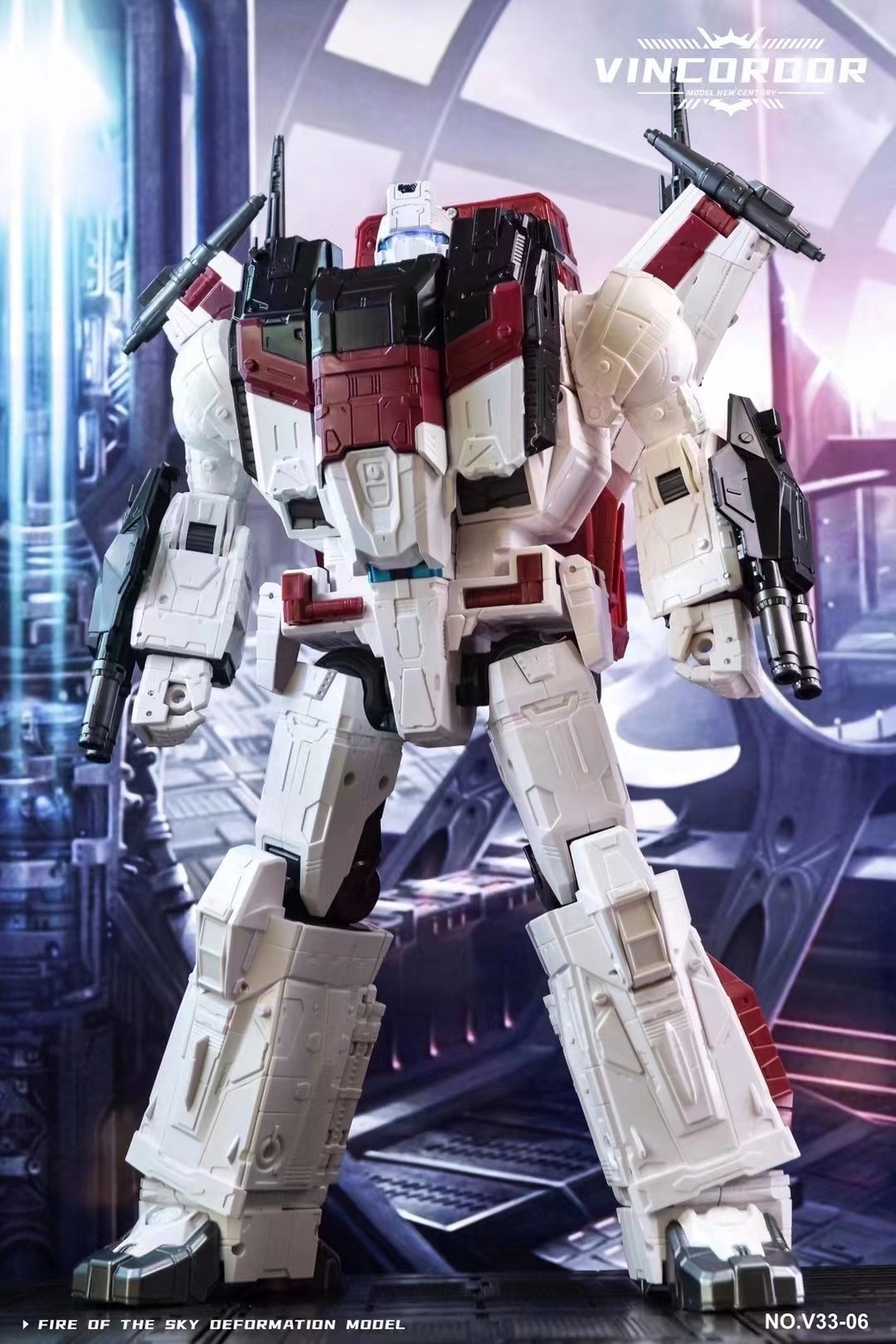 In Stock New Vincoroor V33-06 Fire of The Sky WFC-S28 Jetfire Oversized Version