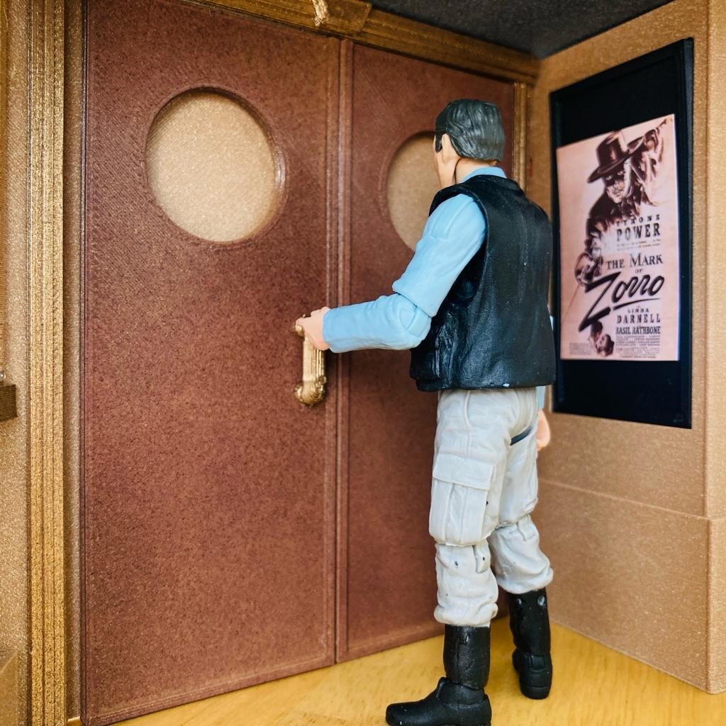 Monarch Theater diorama for 3.75 in (1:18 Scale) Figure