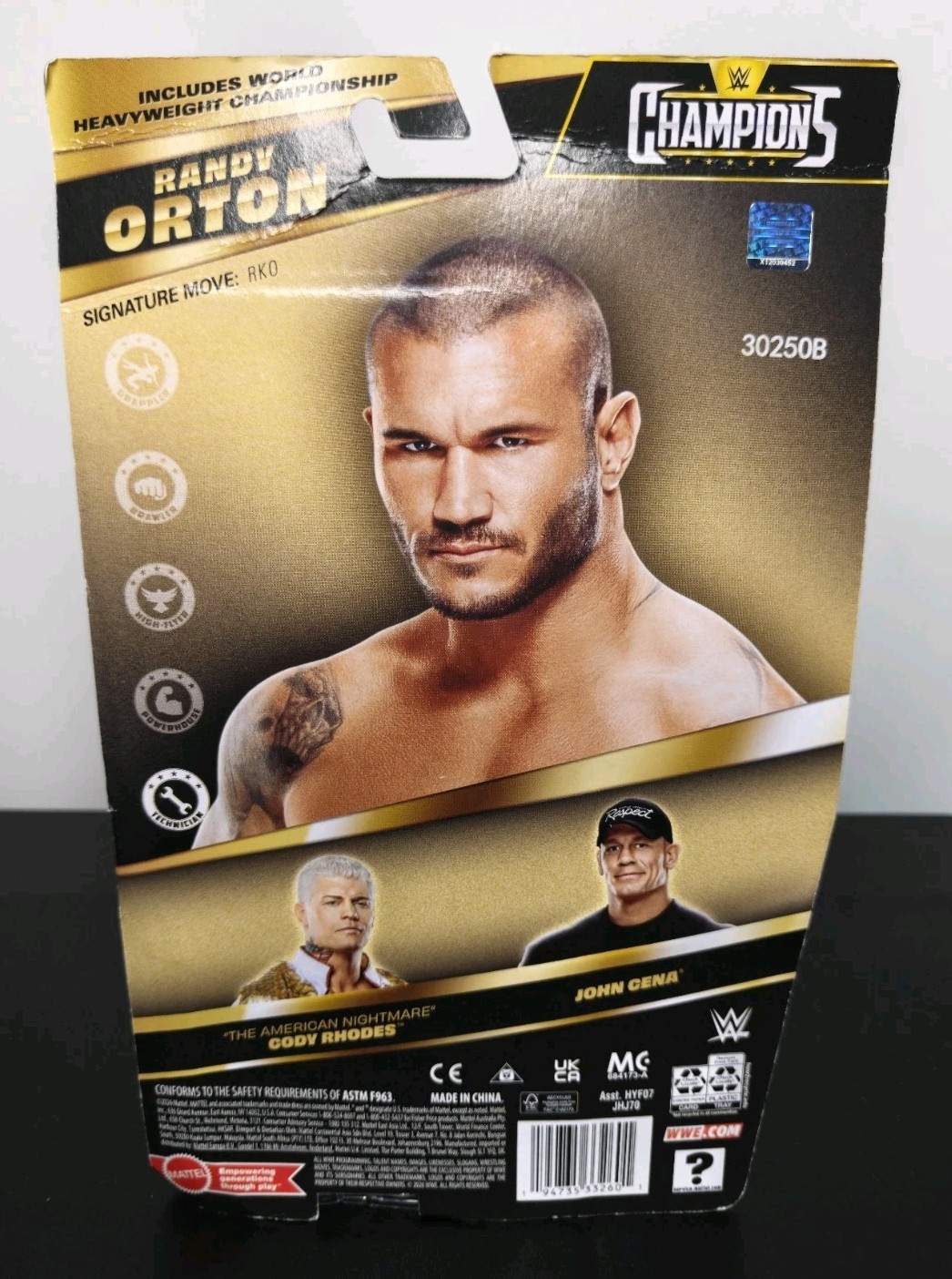 NEW WWE Champions Main Event Series RANDY ORTON Action Figure 6 inch – Card Wear