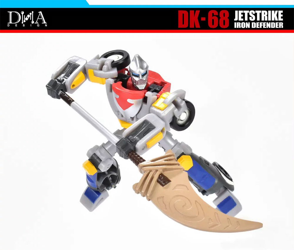 DNA Design DK-68 Wheelie Repaint Jetstrike Iron Defender Accessory Pack