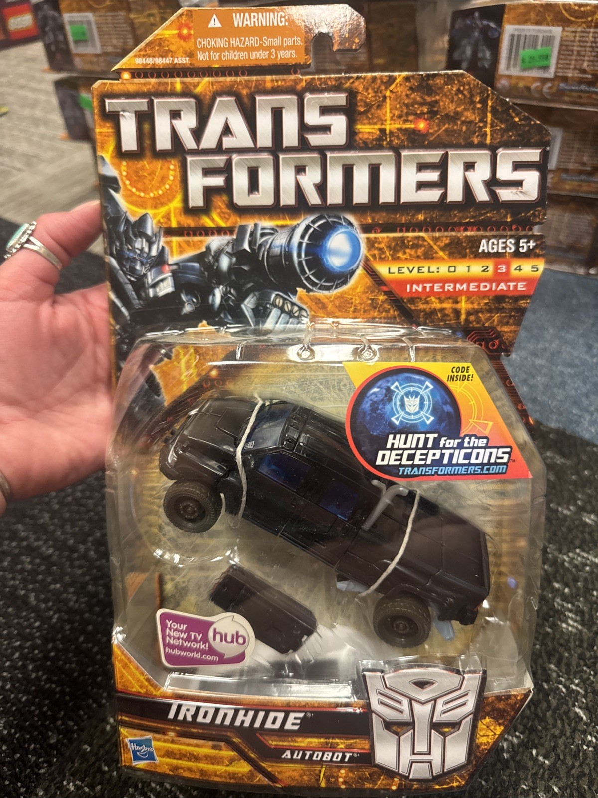 2009 HASBRO TRANSFORMERS IRONHIDE AUTOBOT HFTD BRAND NEW