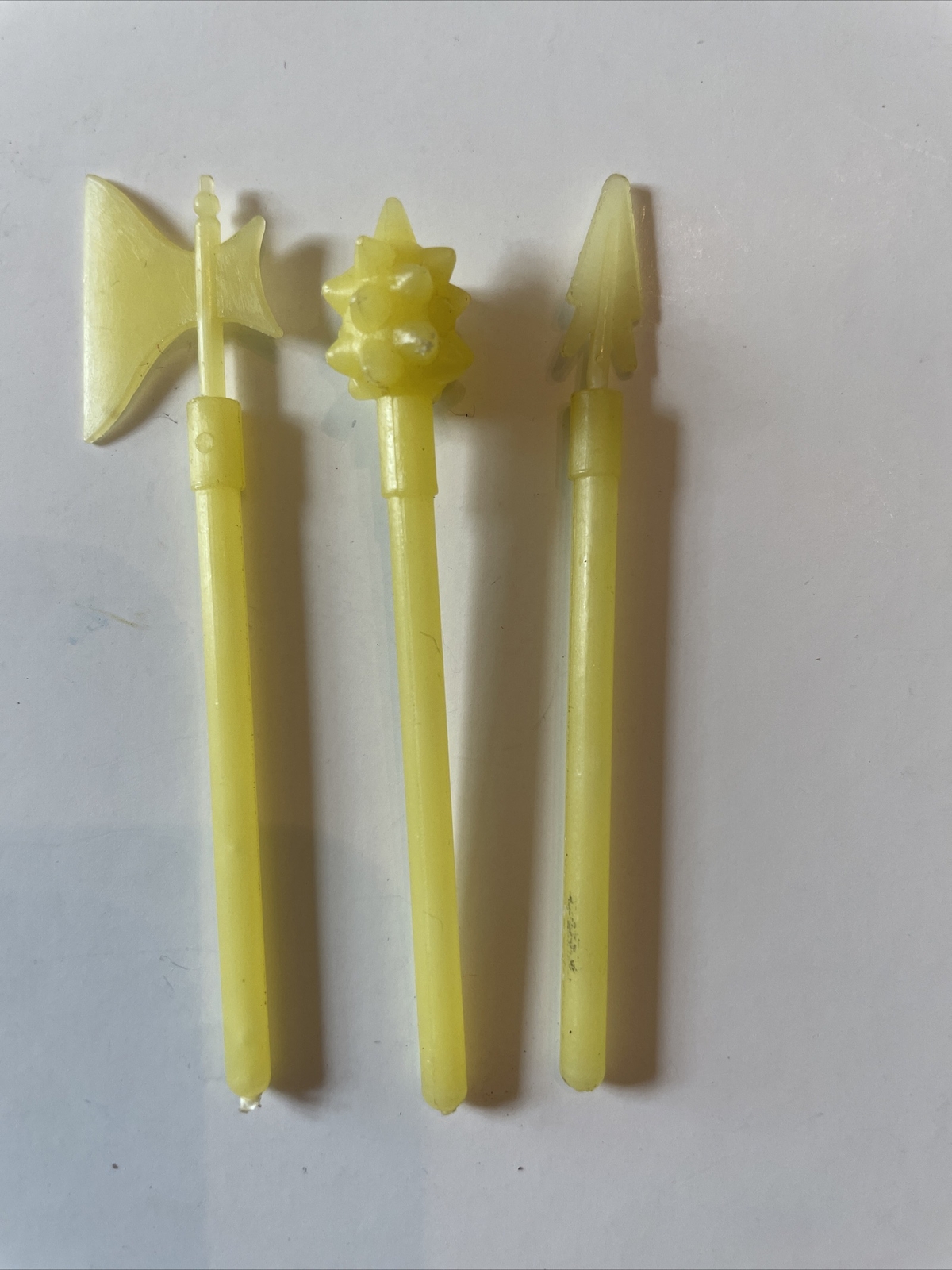 VTG Tonga Leopard Man BlackStar 1983 Weapons Accessories Axe Mace Filmation Toy