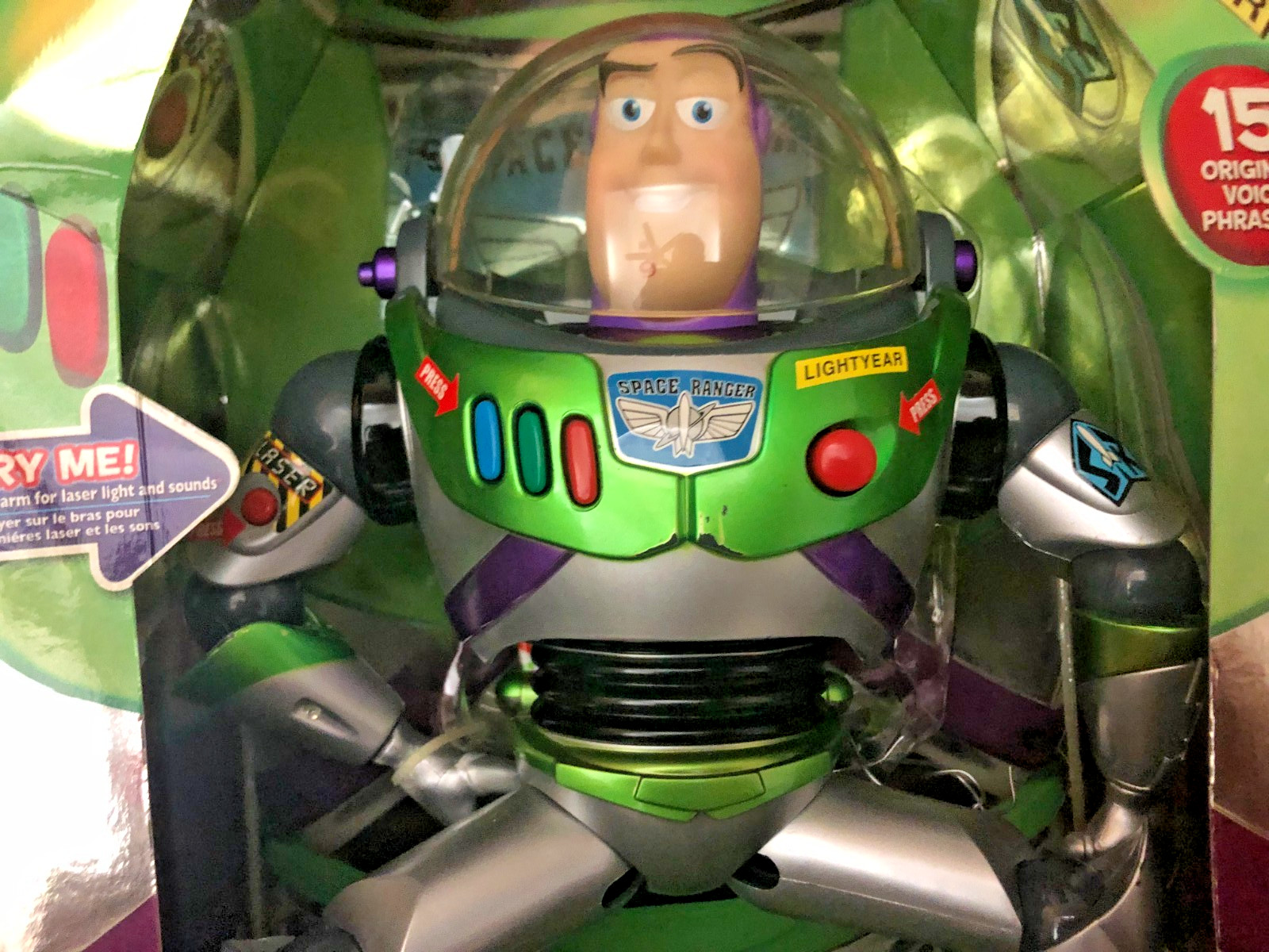 Disney 2011 Toy Story Buzz Lightyear D23 Vintage new/ sealed 15 original voices