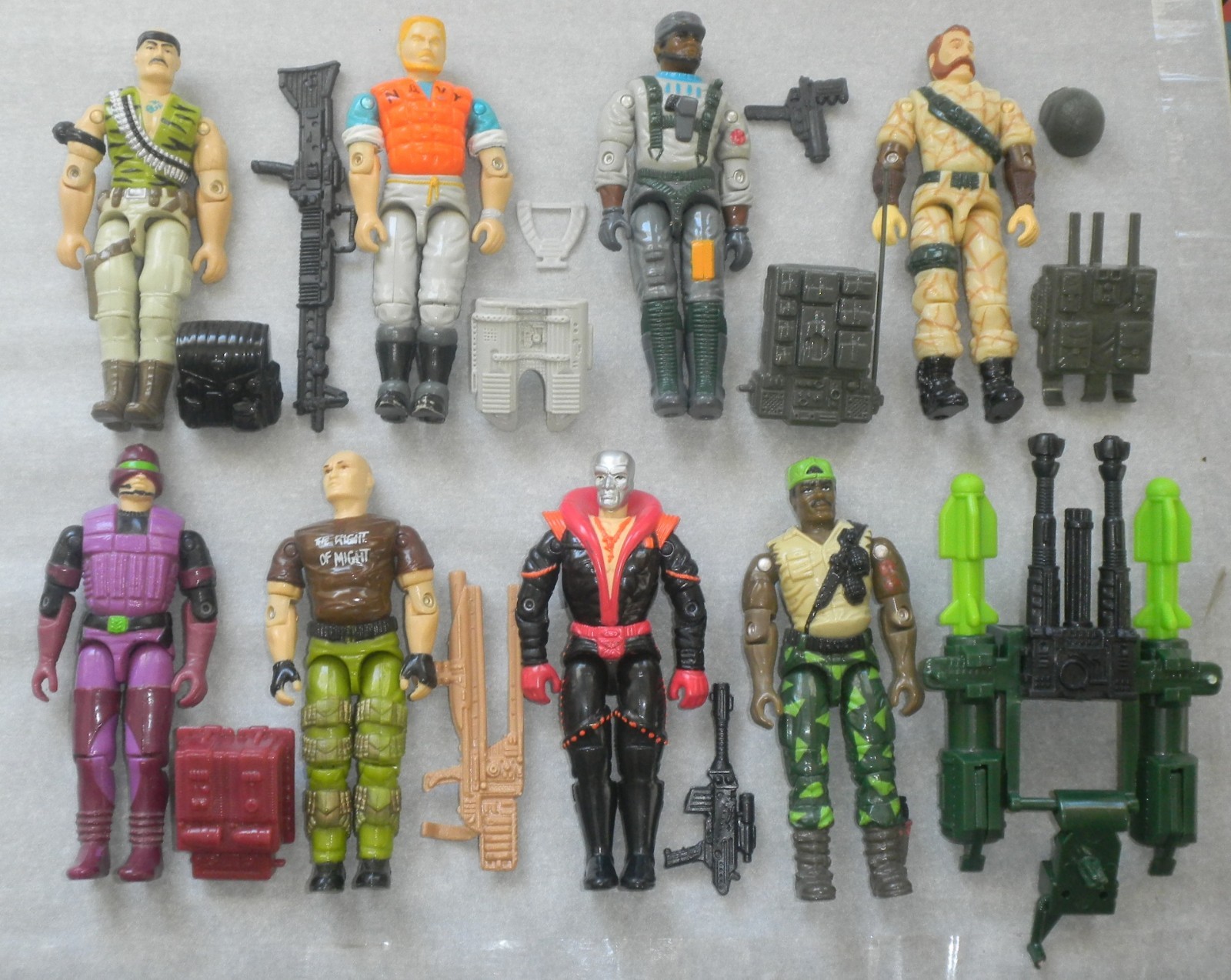 Vintage 1980s 1990s Action Figure Accessories Weapons Lot G.I. GI Joe ARAH 3.75
