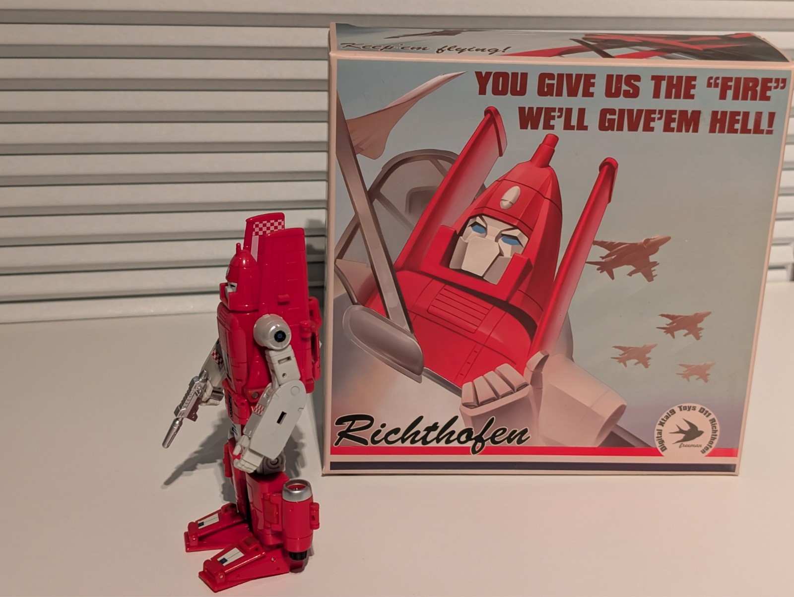 DX9 Richthofen Powerglide Transformers Masterpiece MP Scale Complete Mint