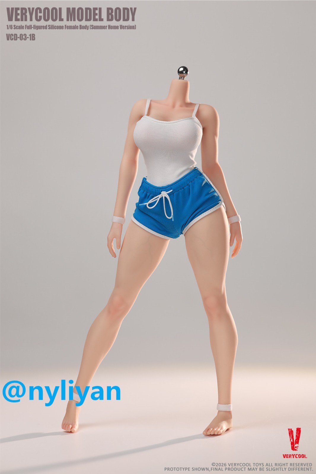 VERYCOOL VCD-03-1B 1/6 Female Normal Skin Large Chest Plump Body 12”Figure Doll
