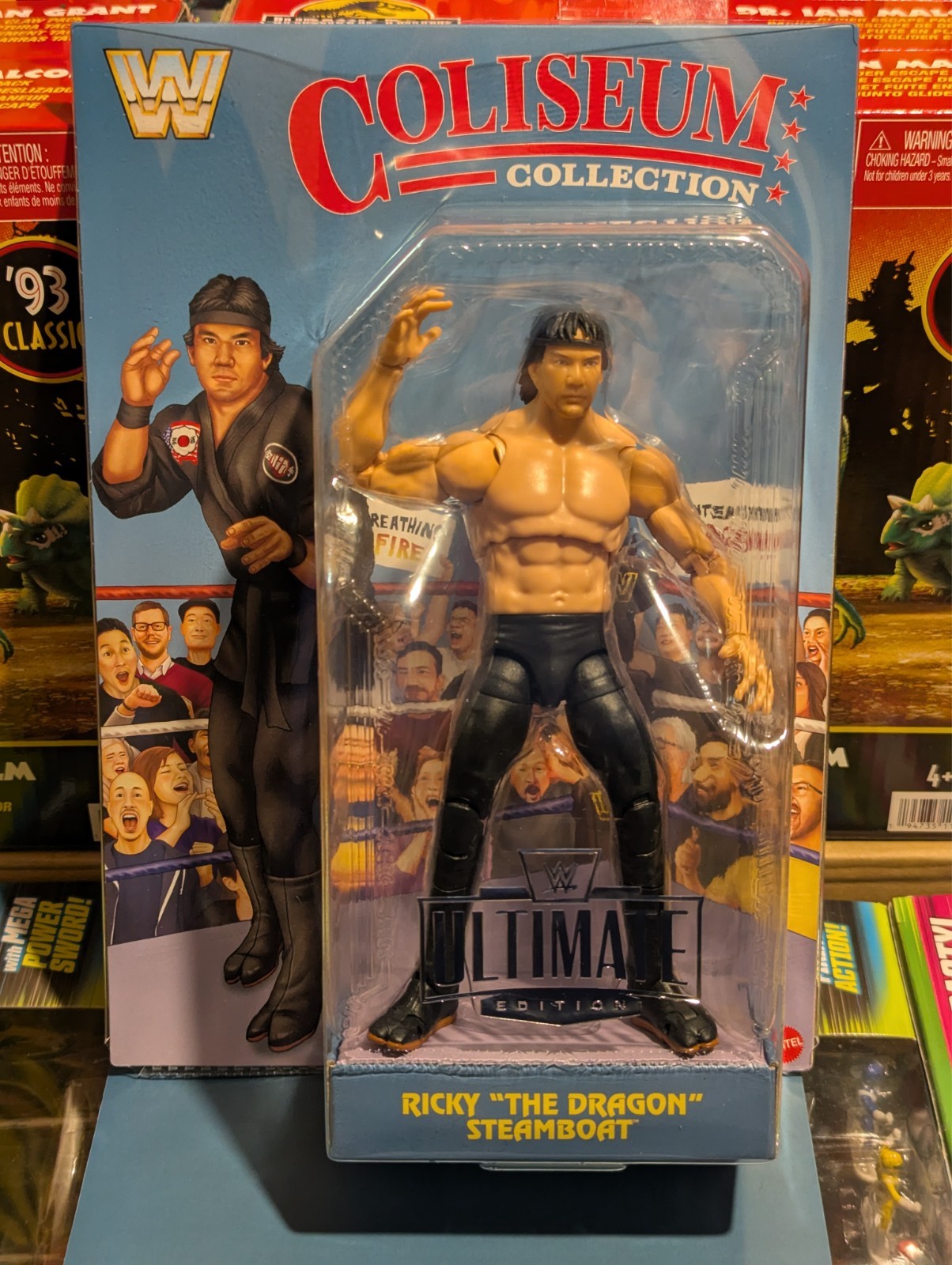 WWE ULTIMATE COLISEUM COLLECTION: RICKY THE DRAGON STEAMBOAT (NEW)