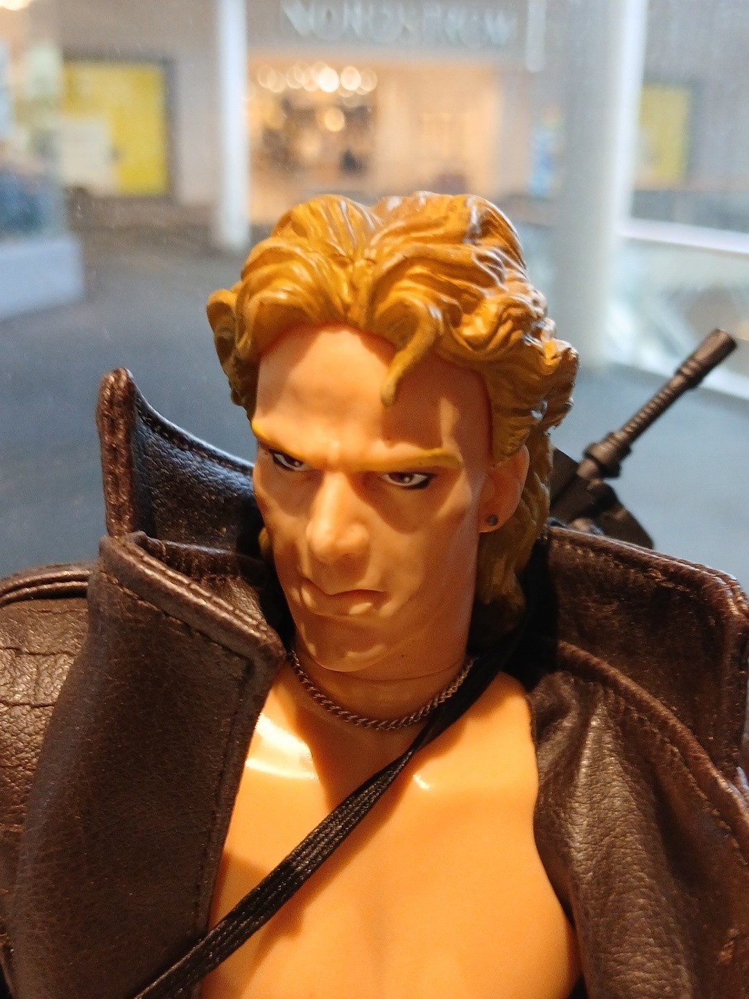 VINTAGE METAL GEAR SOLID 12″ LIQUID SNAKE ACTION FIGURE KONAMI 2002