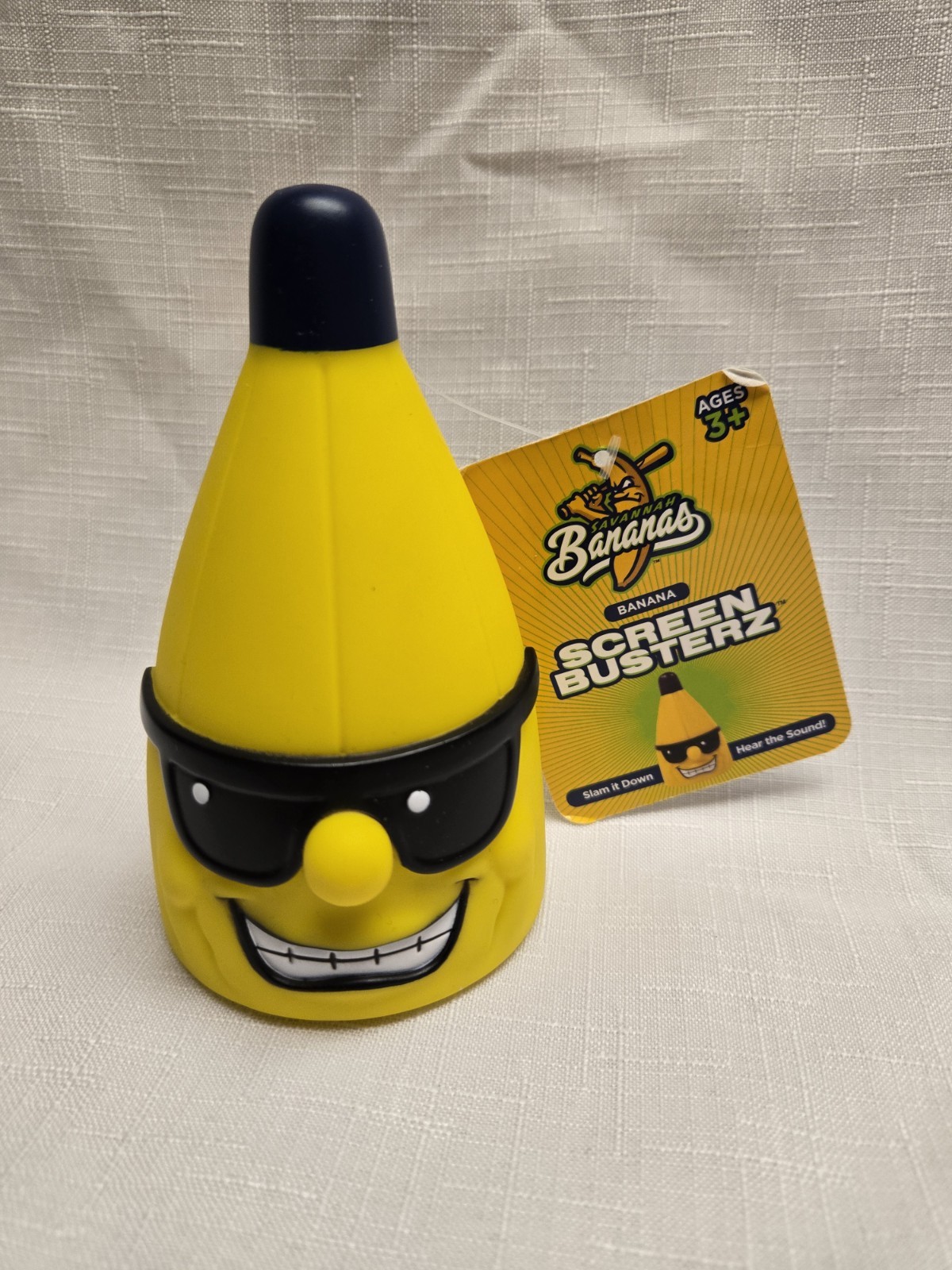 Savannah Bananas Screen Busterz “Banana” Slam Talking Toy NWT Official Merch