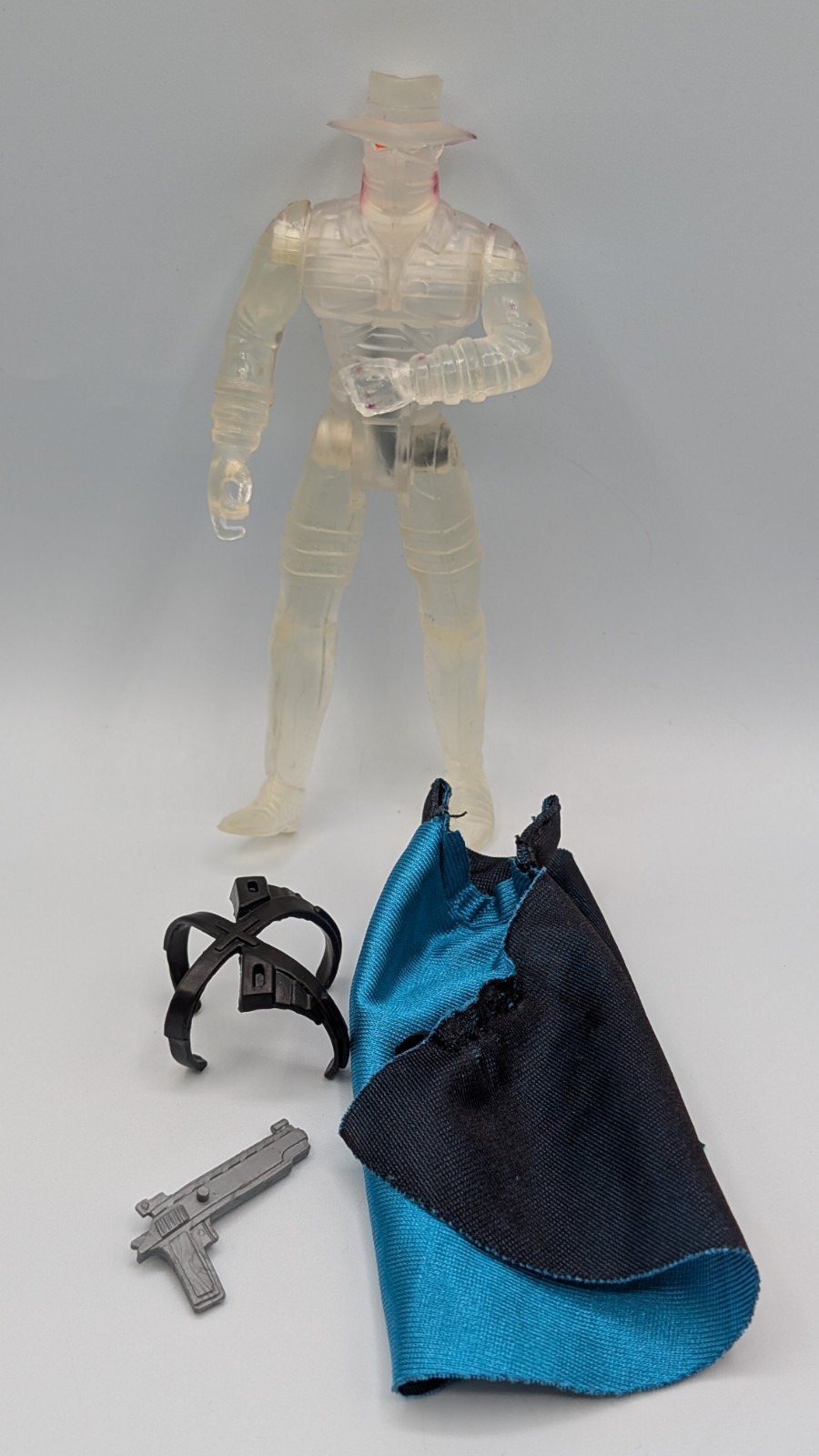 1994 Kenner The Shadow Clear Ambush 5″ action figure