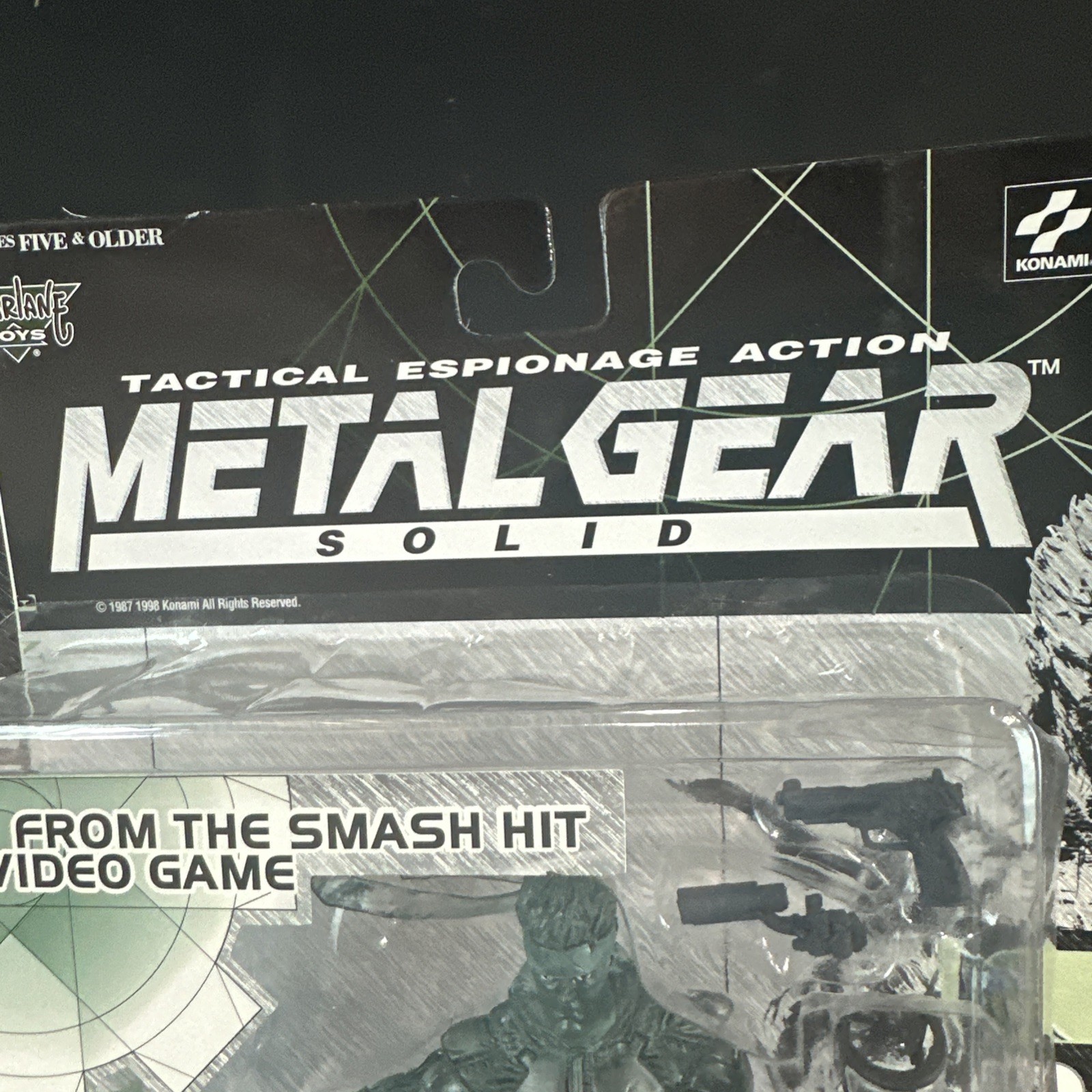 1999 McFarlane Metal Gear Solid Solid Snake Action Figure Sealed VARIANT