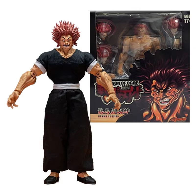 In Stock BAKI Son of Ogre Series Hanma Yujirō 1/12 Action Figure Chinese Ver.