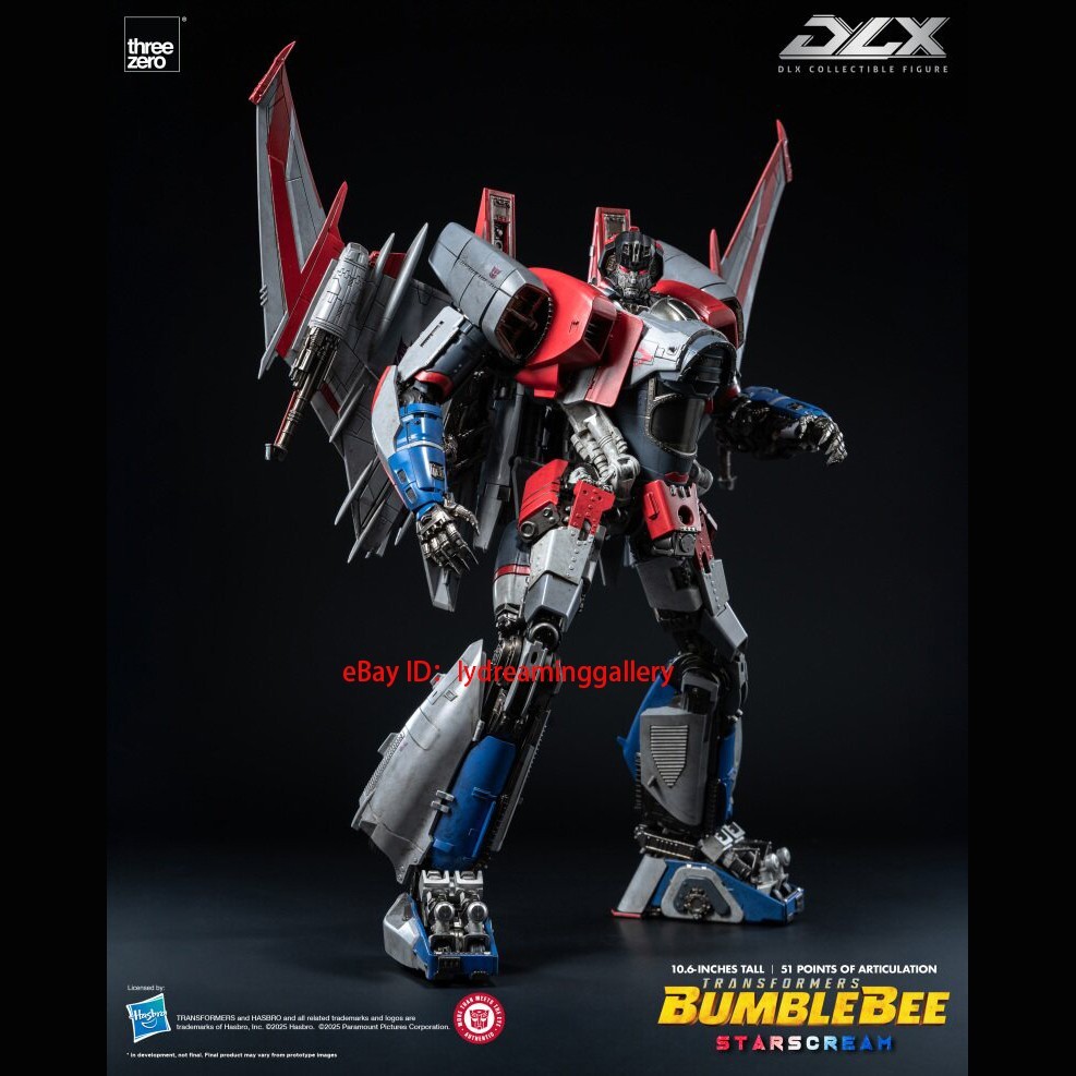 Threezero 3Z0943 transforming Starscream 10.6in Limited Collectors Action Figure
