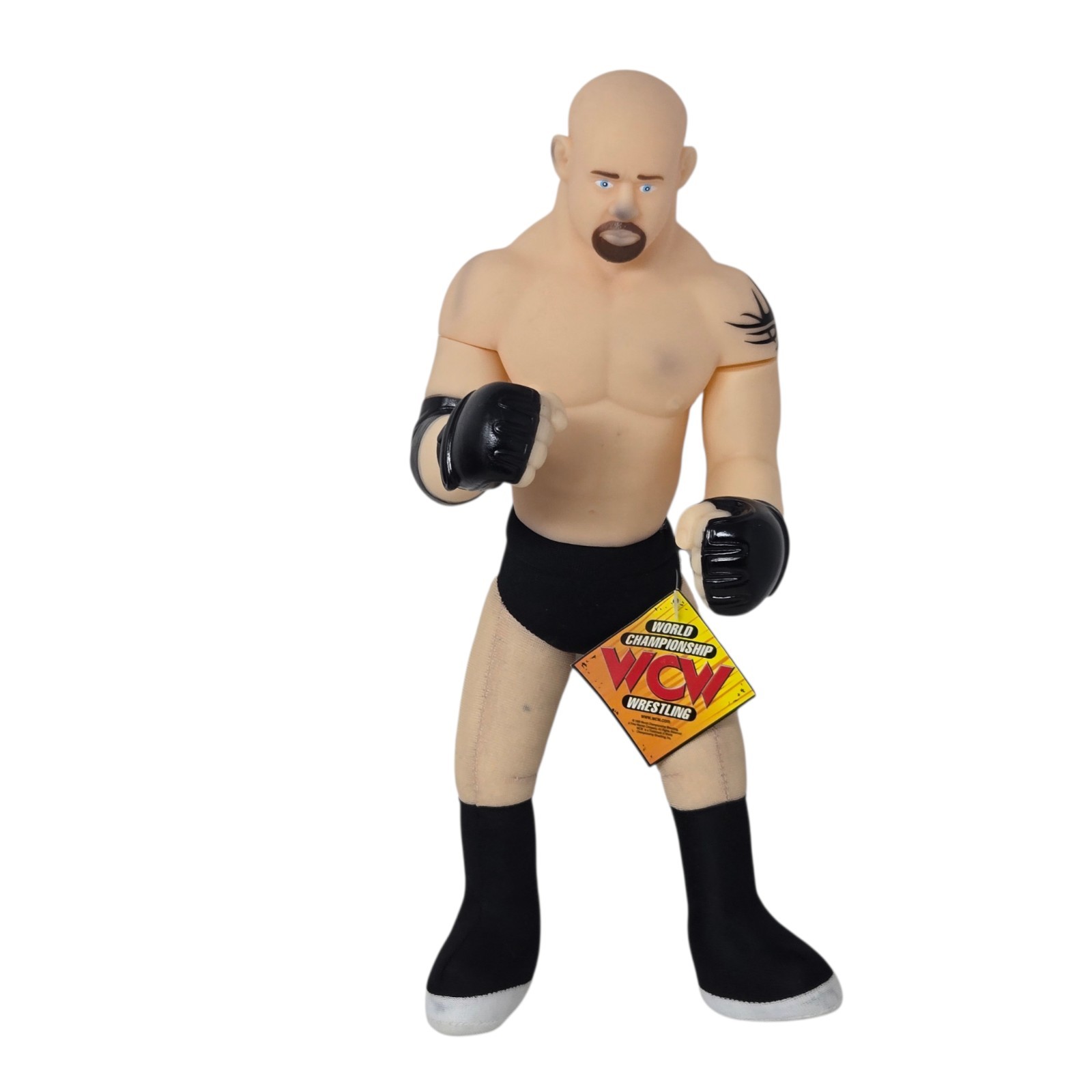 WCW WWE Wrestling 12” Goldberg Plush/Plastic Figure 1999 Play by Play Vintage