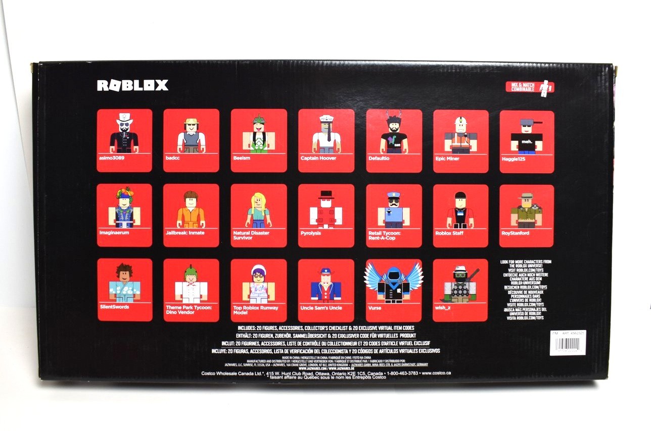 ROBLOX Action Collection 20 Figure Lot + Accessories, No Virtual Codes, Open Box