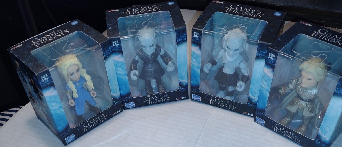 Game Of Thrones Fully Posable Action Figures 2 1/2 Inch Lot Of 4 New In Box