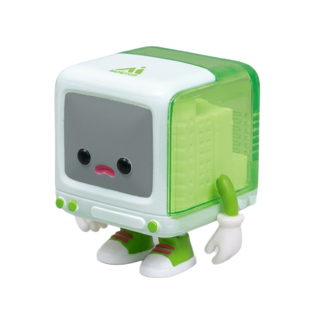 Qualia Retro PC Boy 90s Toy Gashapon Figure Translucent Computer 1 Random Toy