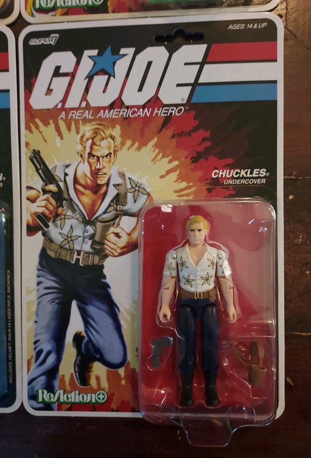 Super7 G.I. Joe ReAction Retro Hydro Viper, Chuckles, Flash And Diana Lot Of 4