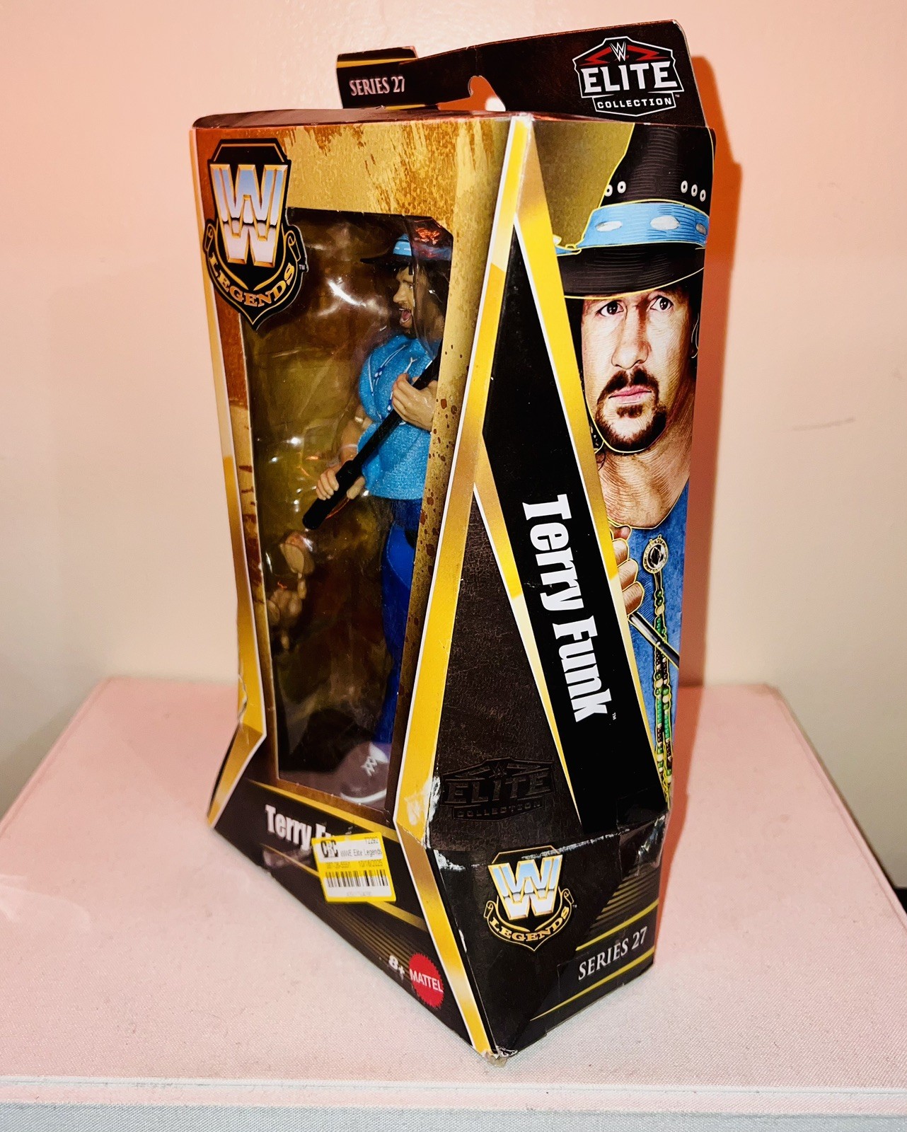 WWE Elite Legends Terry Funk Action Figure & Accessories, Series 27 6-inch Co…