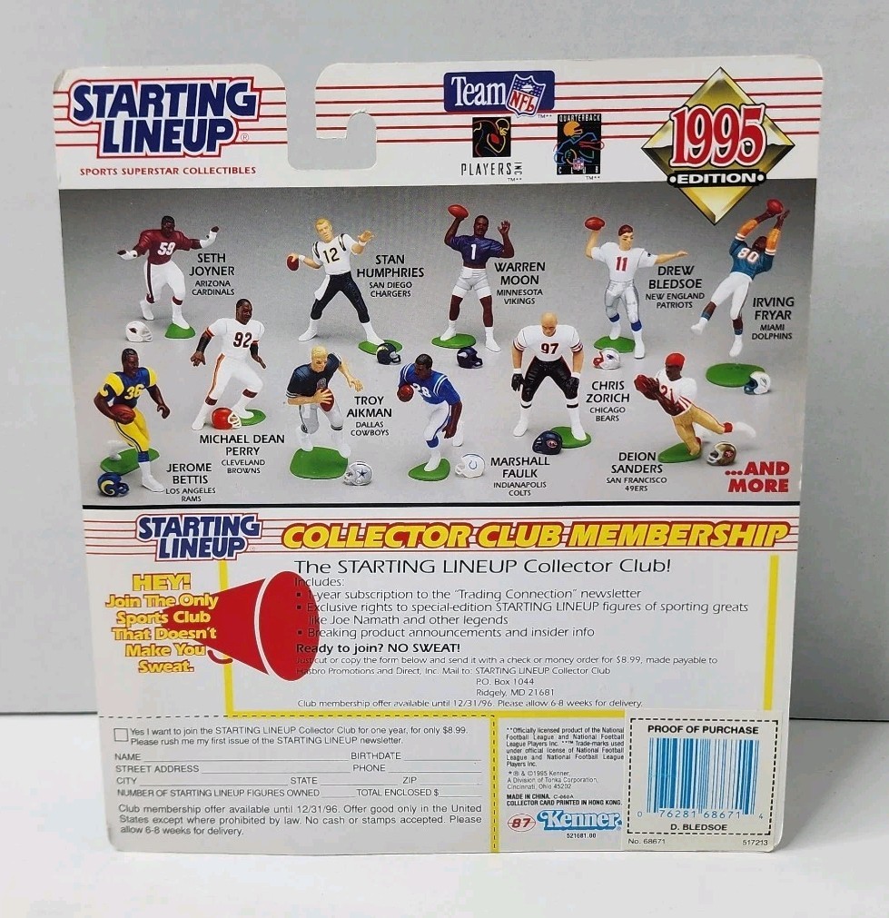 Starting Lineup [SLU] 1995 Edition Lot/Bundle – Montana/Faulk/Aikman/Marino/Etc.