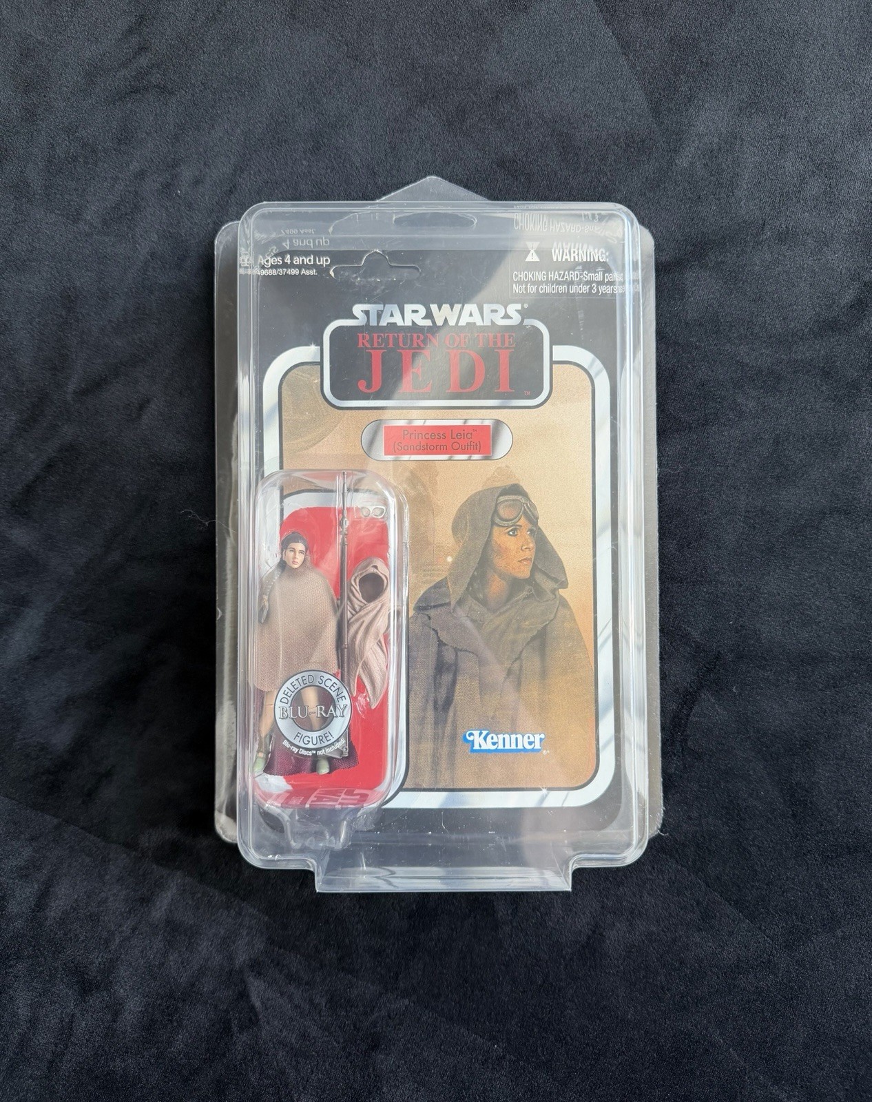 Hasbro Star Wars TVC ROTJ Deleted Scenes Princess Leia In Sandstorm Outfit New