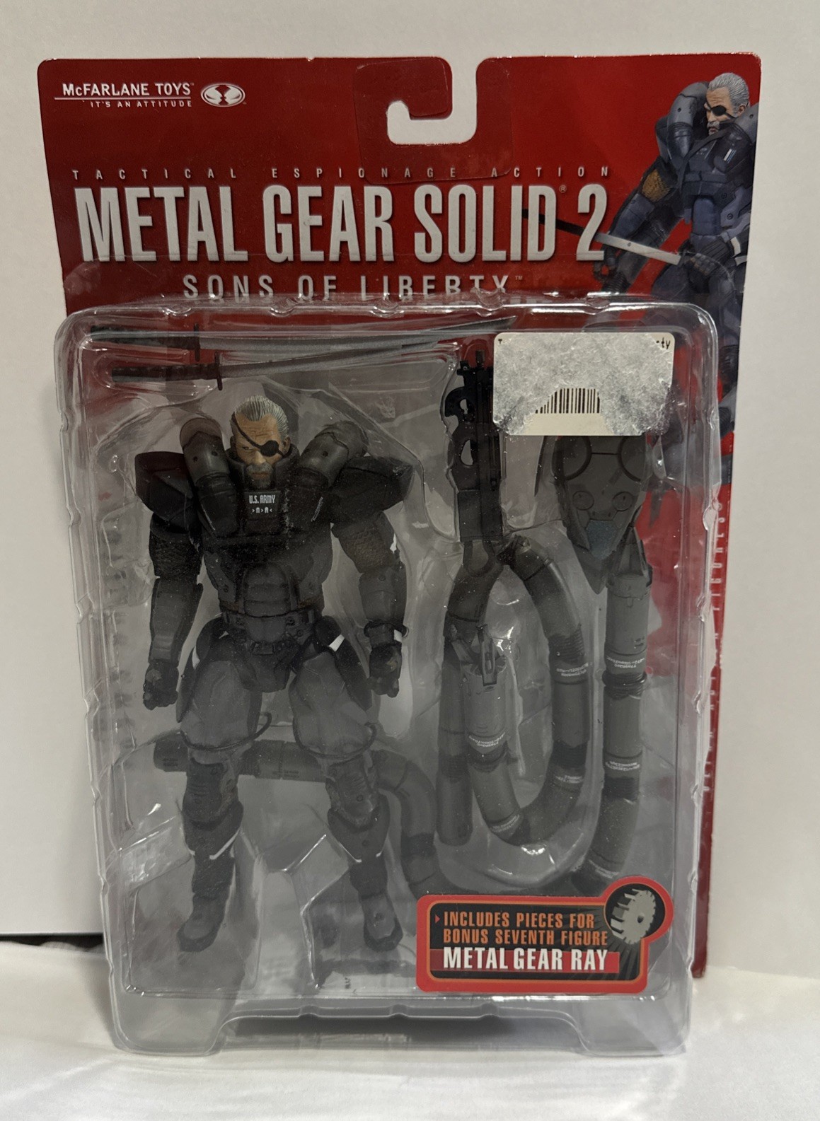 McFarlane Toys Metal Gear Solid 2 Sons Of Liberty Solidus Snake Action Figure