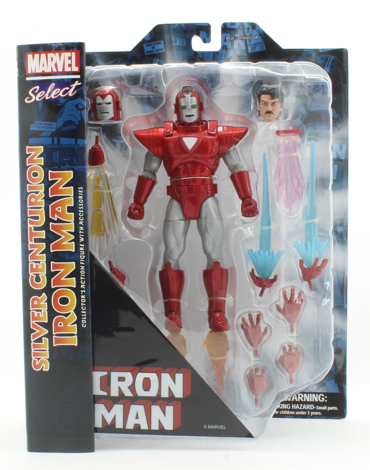 Diamond Select – Marvel Select Silver Centurion Iron Man – 2021