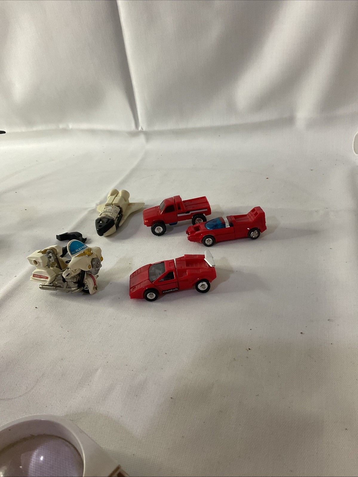 1980s Gobots Lot Of 4 Harley Robo Lamborghini Small Foot Turbo Shuttle
