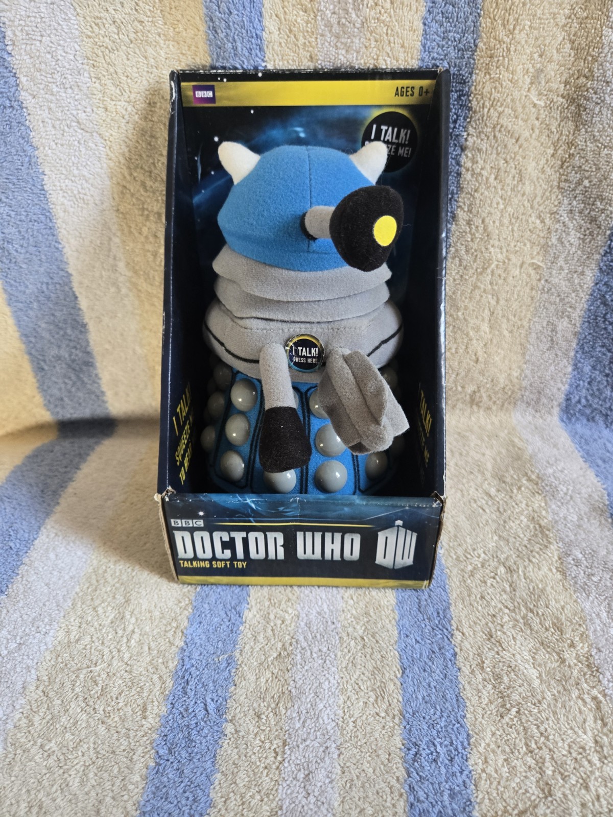 Vintage 9″ Underground Toys Dr. Who Talking Dalek Batteries Are Dead