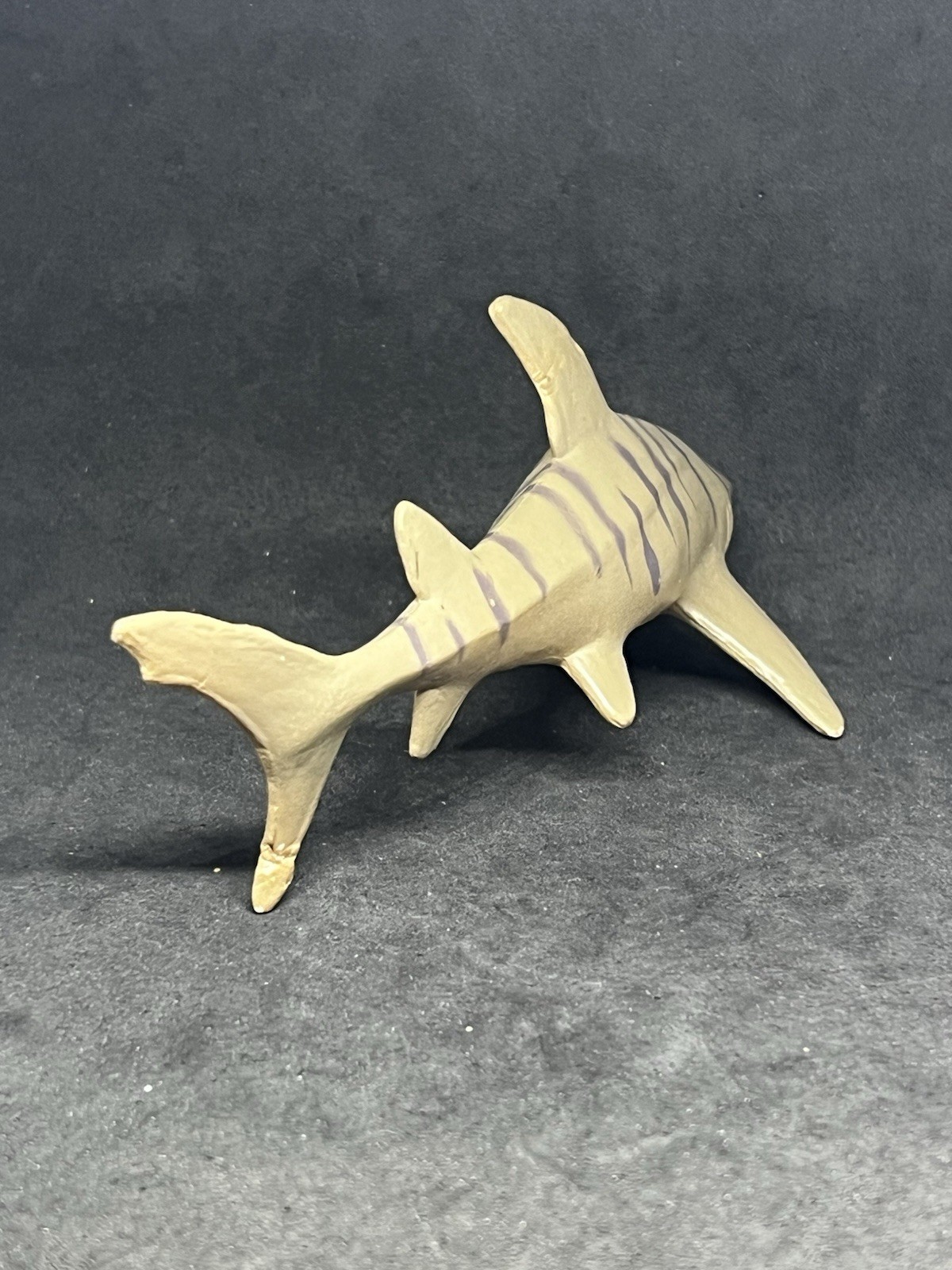 TIGER SHARK made in CHINA – 6.5″ long – Plastic Figurine A4