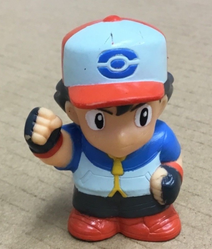 2010 Finger Puppet Pokemon Ash Ketchum Trainer Catch Them All Nintendo Bandai