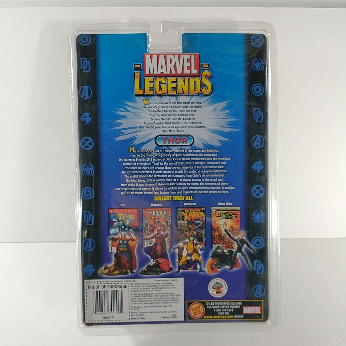 ToyBiz Marvel Legends Series III 3 Set Of 4 Ghost Rider Daredevil Wolverine Thor