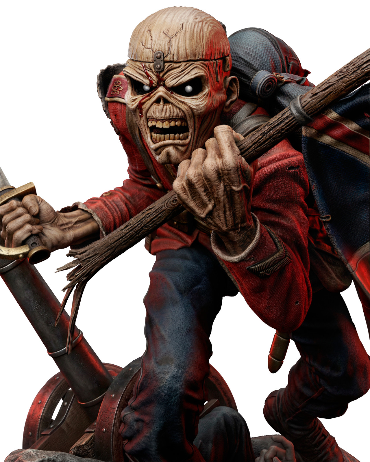 3D Printed Fan Art Iron Maiden Sculpture by Wicked3d